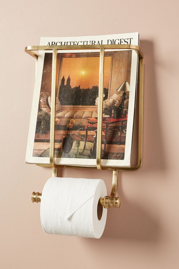 Slide View: 1: Magazine And Toilet Paper Holder