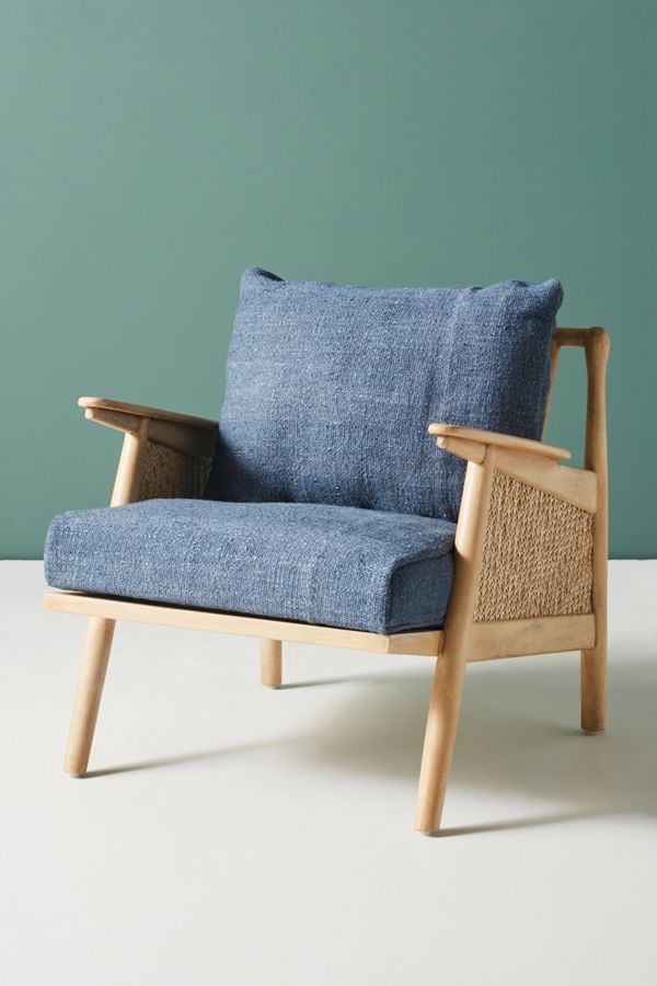 Linen Cane Chair Anthropologie