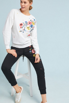 sundry floral sweatshirt