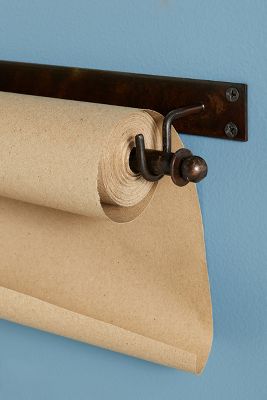 brown kraft paper roll dispenser