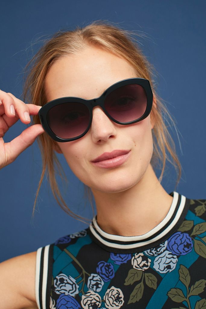 Freyrs Gia Oval Sunglasses Anthropologie