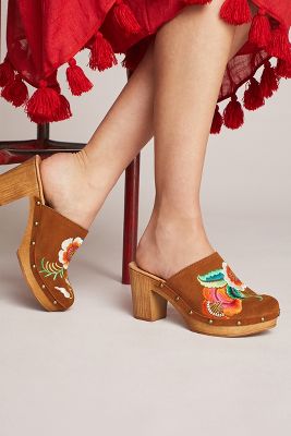 penelope chilvers embroidered clogs