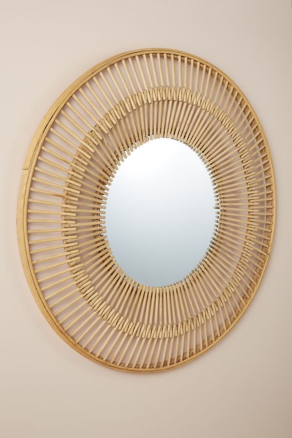 Rattan Frame Mirror Anthropologie UK