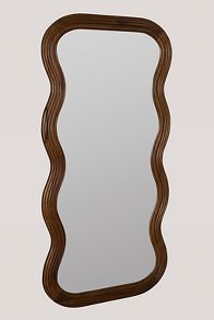 Slide View: 7: Frances Mango Wood Wiggle Frame Mirror