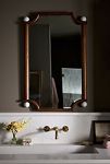 Thumbnail View 1: Perry Wooden Stone Mirror