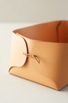 Thumbnail View 6: Folded Leather Basket