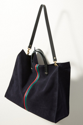 clare v stripe tote