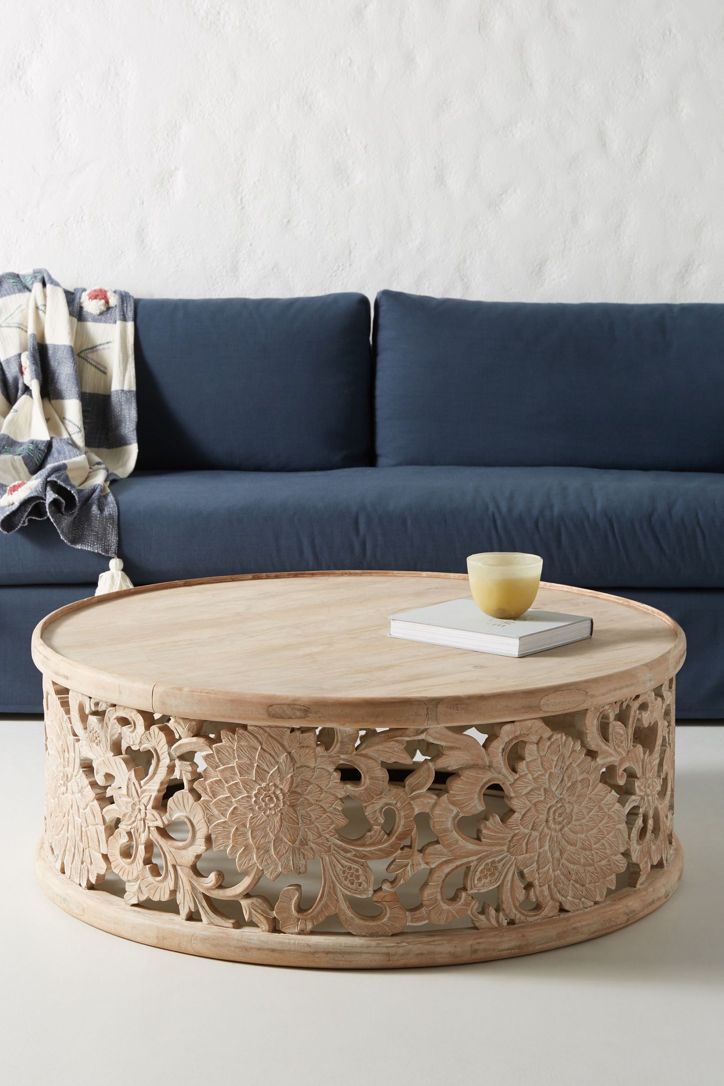 Handcarved Lotus Coffee Table Anthropologie Uk