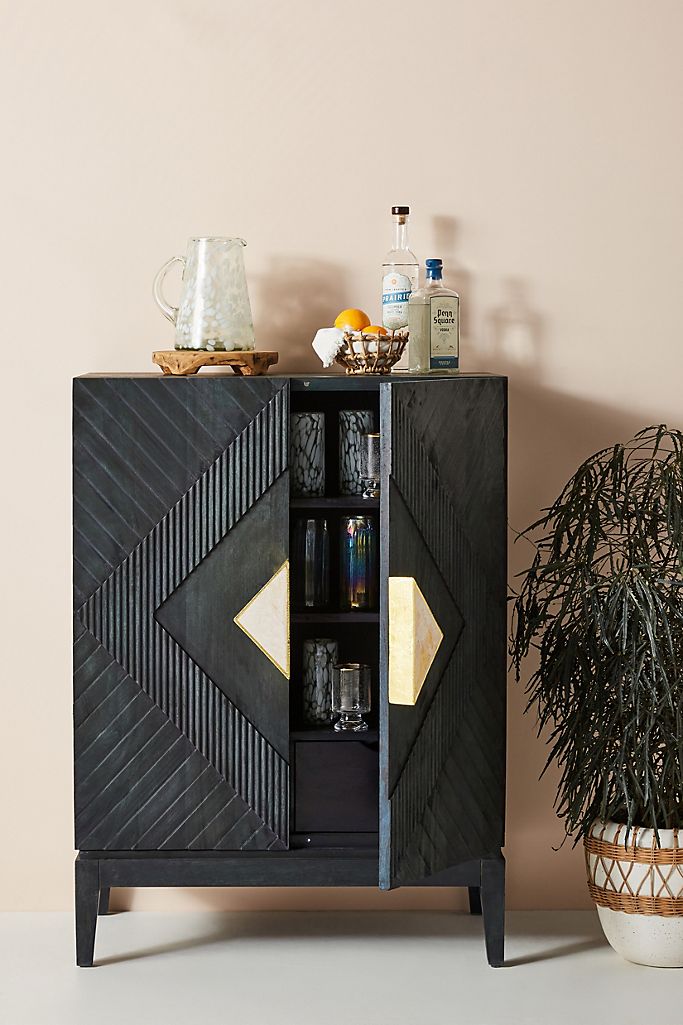 Anthropologie Bar Cabinet