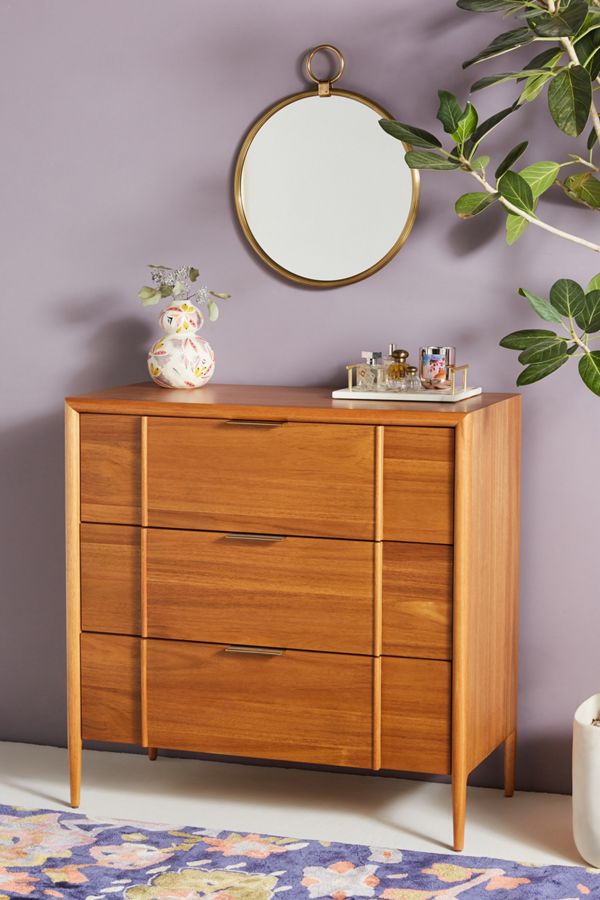 Quincy Three Drawer Dresser Anthropologie