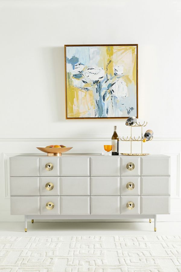 Huxley Shagreen Six Drawer Dresser Anthropologie
