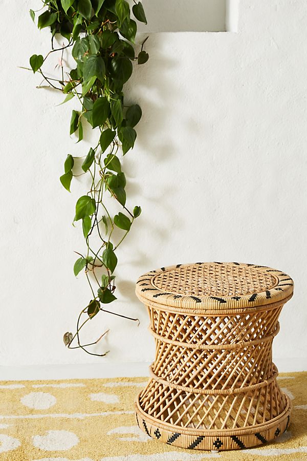 Slide View: 4: Woven Accent Table