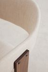 Thumbnail View 6: Brooke Cotton-Upholstered FSC Beech Wood Swivel Dining Chair