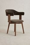 Thumbnail View 3: Brooke Velvet-Upholstered FSC Beech Wood Dining Chair