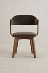 Thumbnail View 1: Brooke Velvet-Upholstered FSC Beech Wood Dining Chair