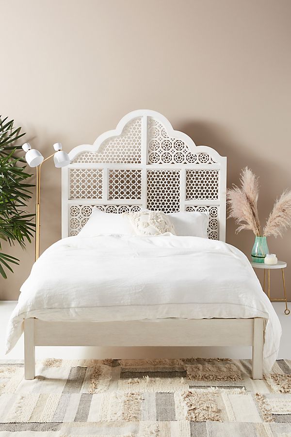 Slide View: 1: Jali-Carved Bed