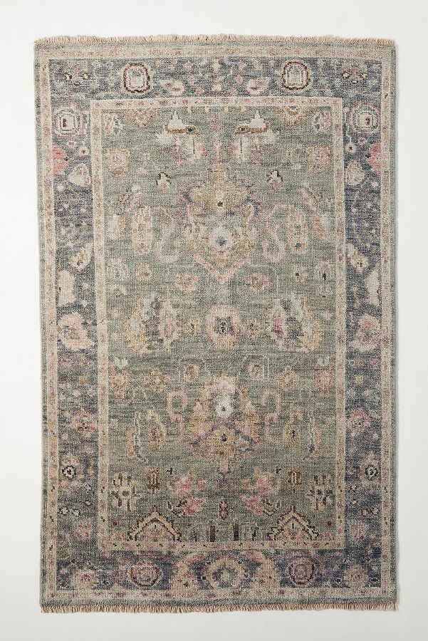 Slide View: 1: Hand-Knotted Irie Rug