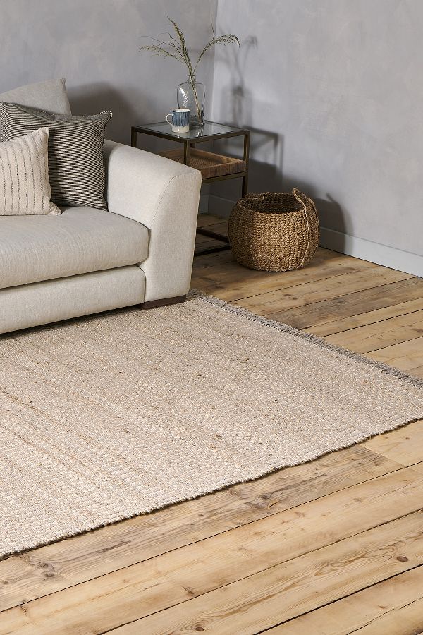 Slide View: 1: nkuku Gitika Cotton & Hemp Rug