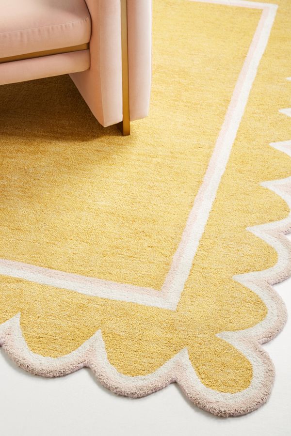 HandTufted Scallop Rug Anthropologie UK