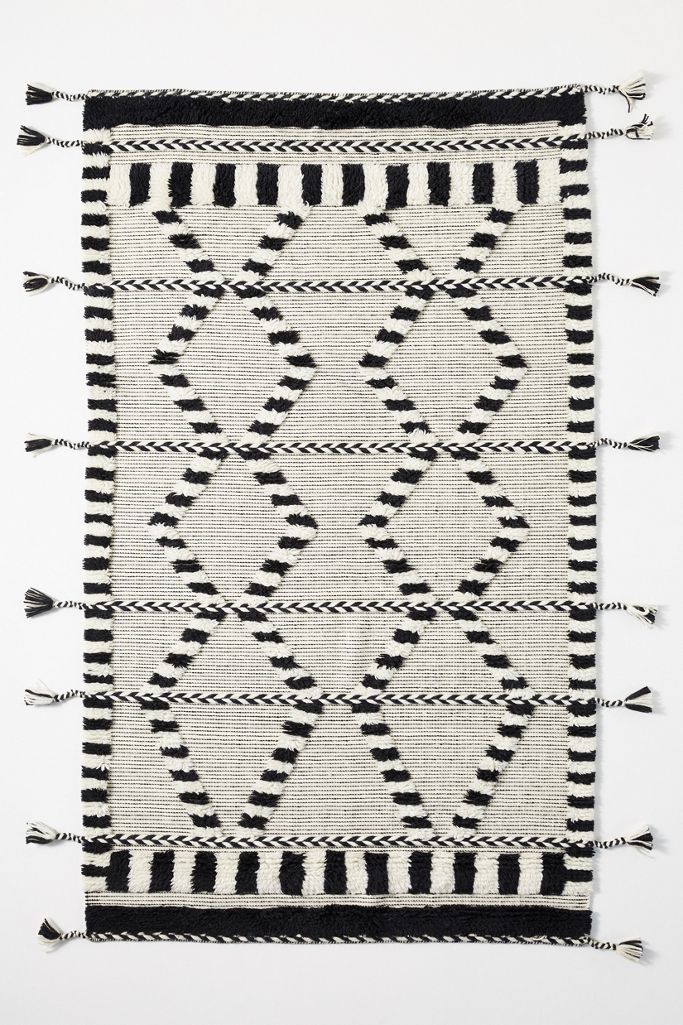Criss-Cross Flat-Woven Rug | Anthropologie