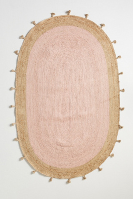 Yvette Pommed Jute Rug | Anthropologie