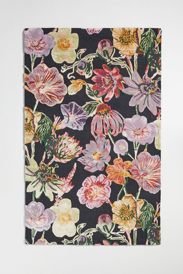 Tufted Caldera Floral Rug | Anthropologie