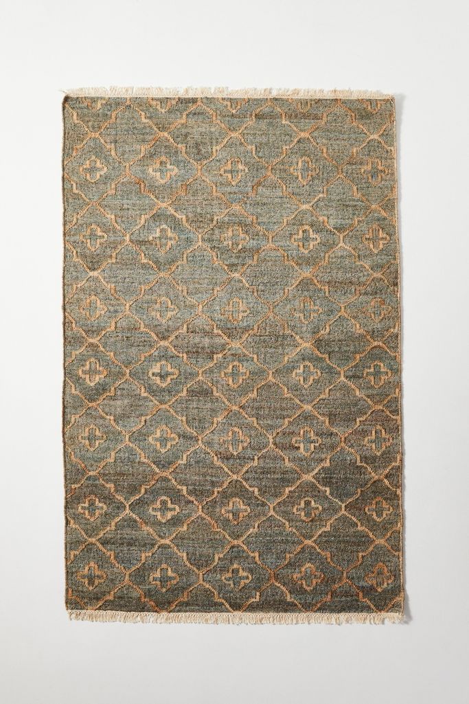 Handwoven Trellis Jute Rug | Anthropologie