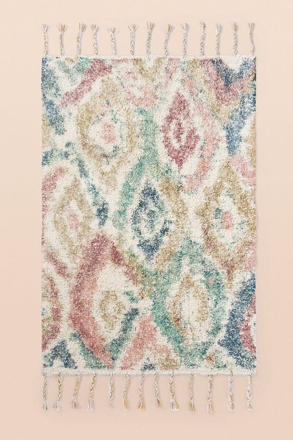 Fringed Patterned Rug | Anthropologie UK