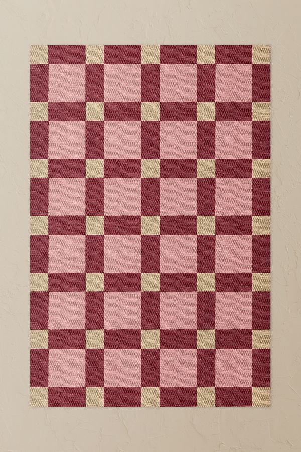 Slide View: 2: LAYERED X Evelina Kroon Plum Punch Jute Rug