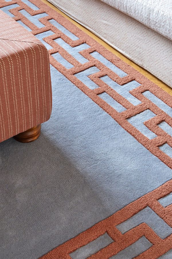 Slide View: 2: LAYERED X Alice Crawley Indocine Wool Rug