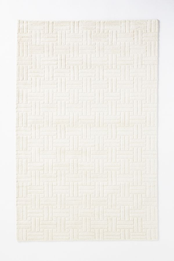 Slide View: 1: Hand-Tufted Wool Contour Rug