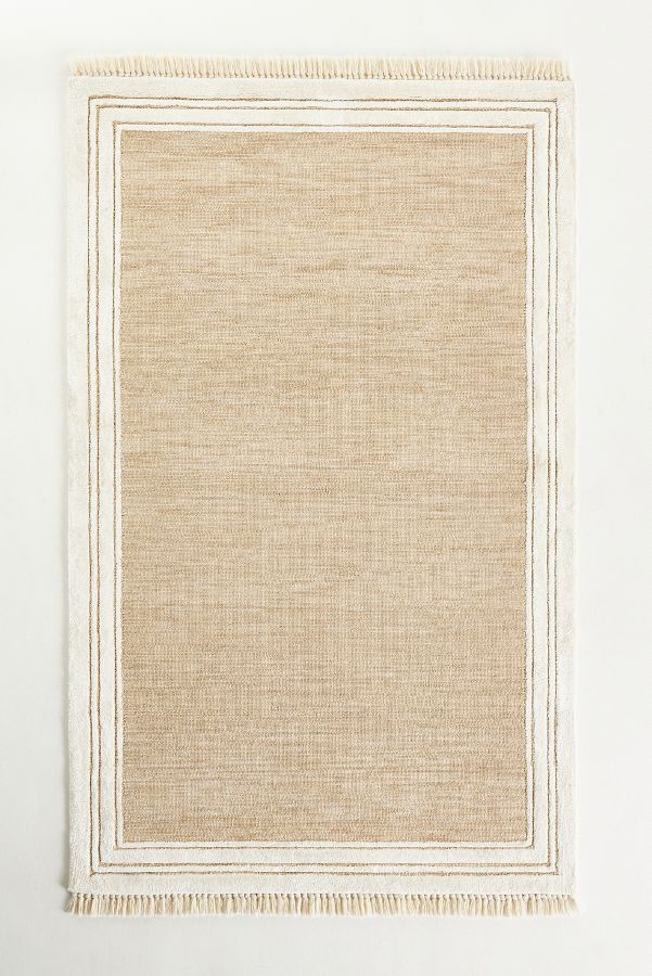 Slide View: 1: Annie Wool Blend Tufted Tassel Rug