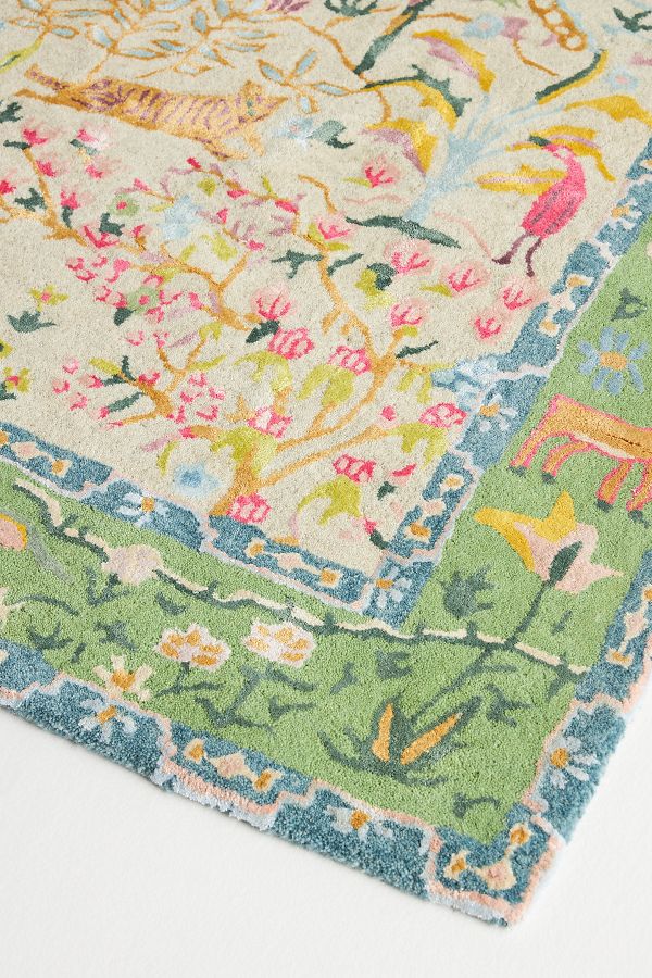 Slide View: 2: Tales Menagerie Tufted Wool-Viscose Blend Rug