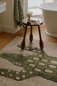 Slide View: 1: Ally Alligator Hand-Tufted Wool Rug