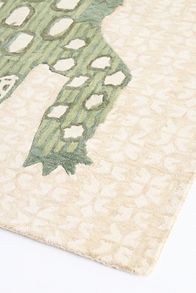 Slide View: 5: Ally Alligator Hand-Tufted Wool Rug