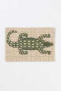 Slide View: 3: Ally Alligator Hand-Tufted Wool Rug