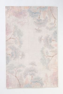 Hand-Loomed Solana Printed Easy Care Trees Rug