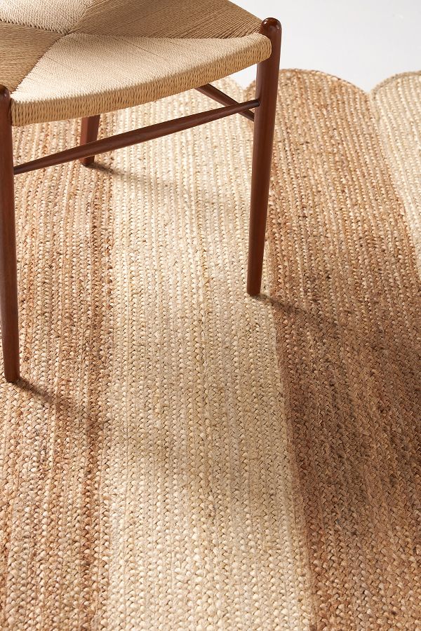 Slide View: 2: Stripe Jute Rug