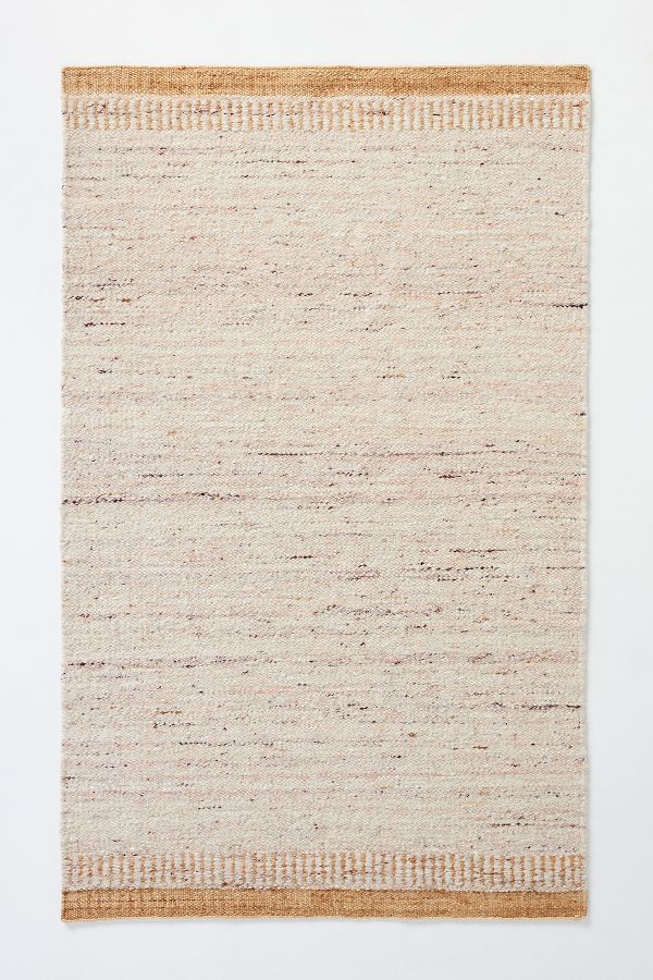 Slide View: 1: Umbria Textured Wool Blend Rug