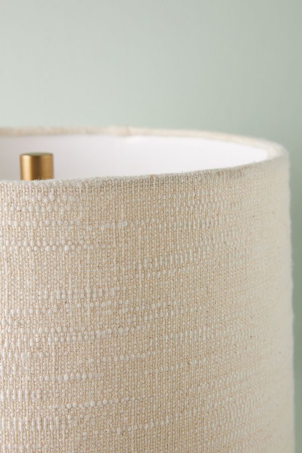 Slide View: 3: Josie Cotton Slub Lamp Shade