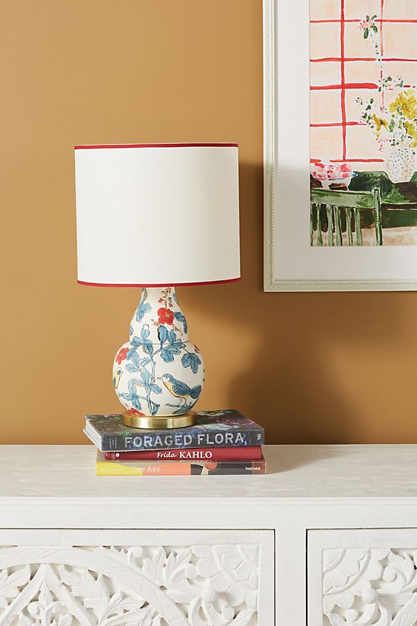 Slide View: 1: Molly Hatch Flower Patch Table Lamp