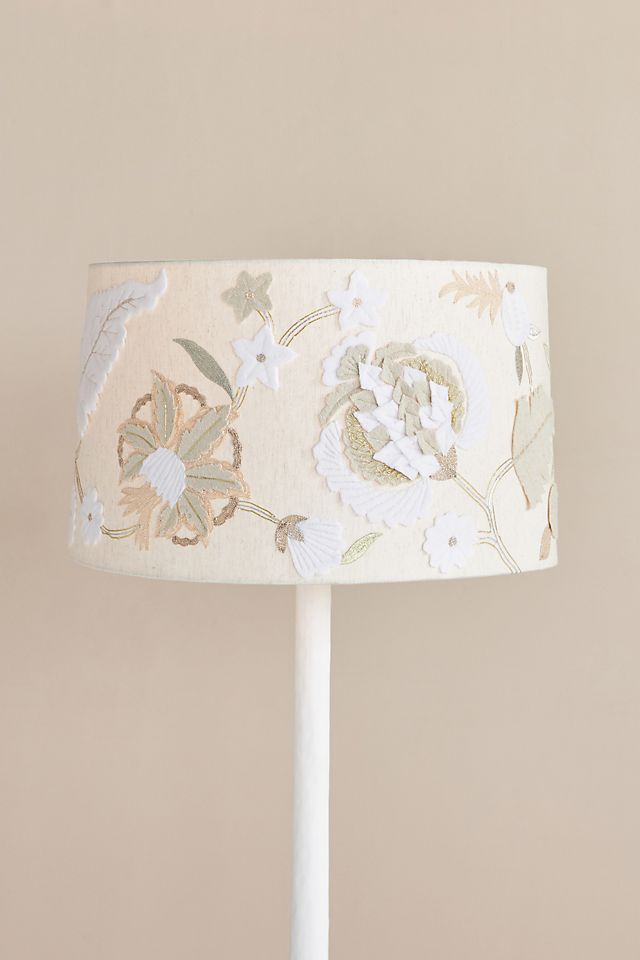 anthropologie.com | Aria Embroidered Lamp Shade