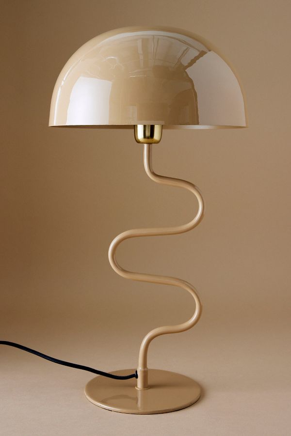 Slide View: 1: Twist Iron Table Lamp