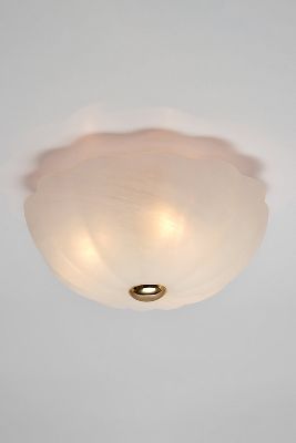 houseof White Flower Flush Ceiling Light