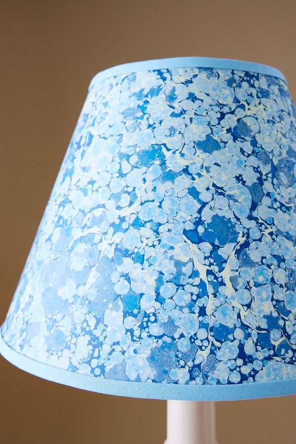 Slide View: 2: The Little Haus Marbled Print Lampshade