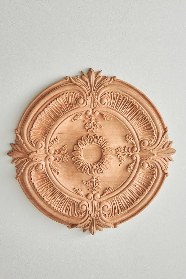 Slide View: 3: Acanthus Leaf Ceiling Medallion