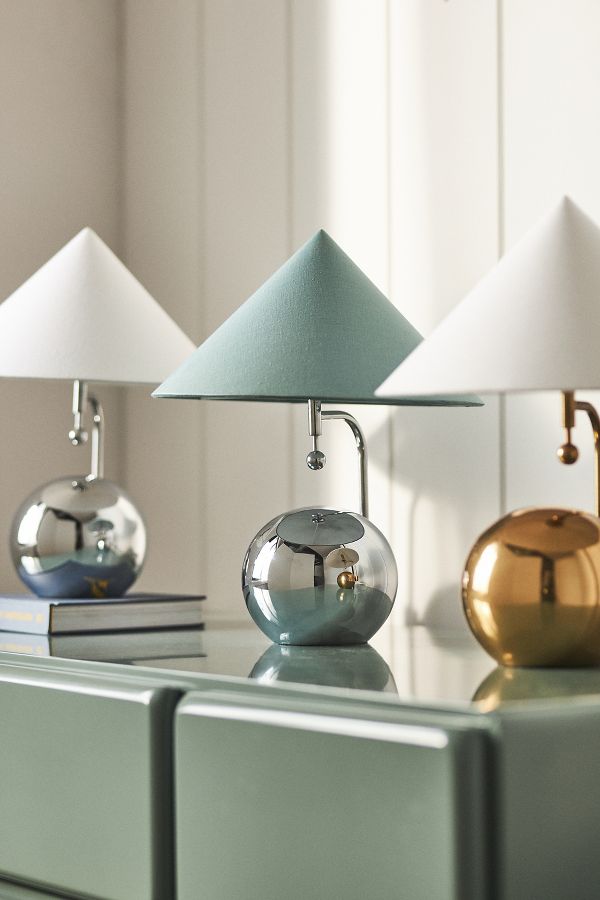 Slide View: 1: Edie Pivoting Metal Table Lamp