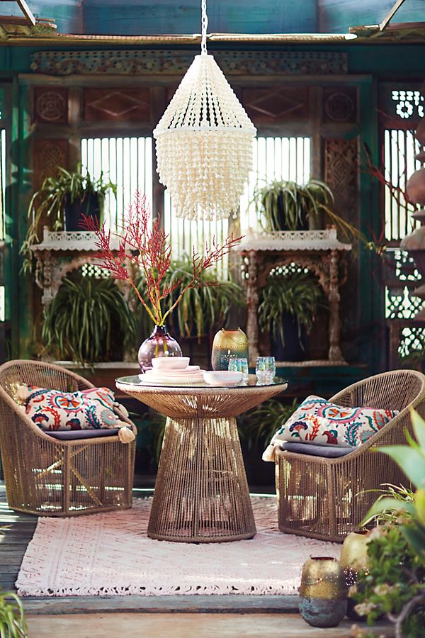 Slide View: 7: Roped Bistro Table