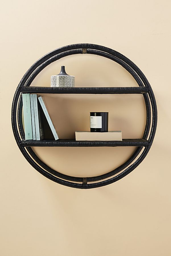 Slide View: 3: Lilo Rattan Shelving Unit