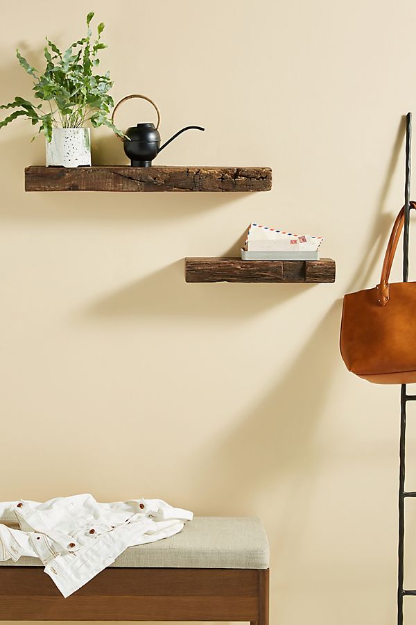 Slide View: 1: Reclaimed Wood Shelf